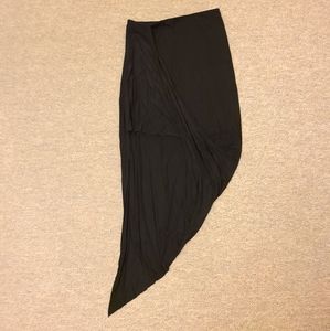 Black Asymmetrical Skirt
